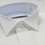 ウイングカラーシャツ　仕立てチェック