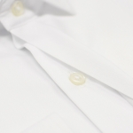 ウイングカラーシャツ　フロントボタン　前立て