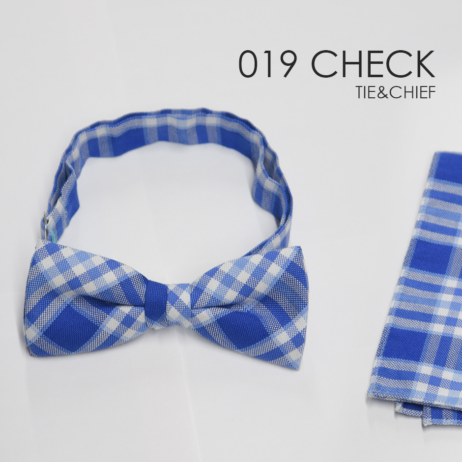 019CKチェックブルー